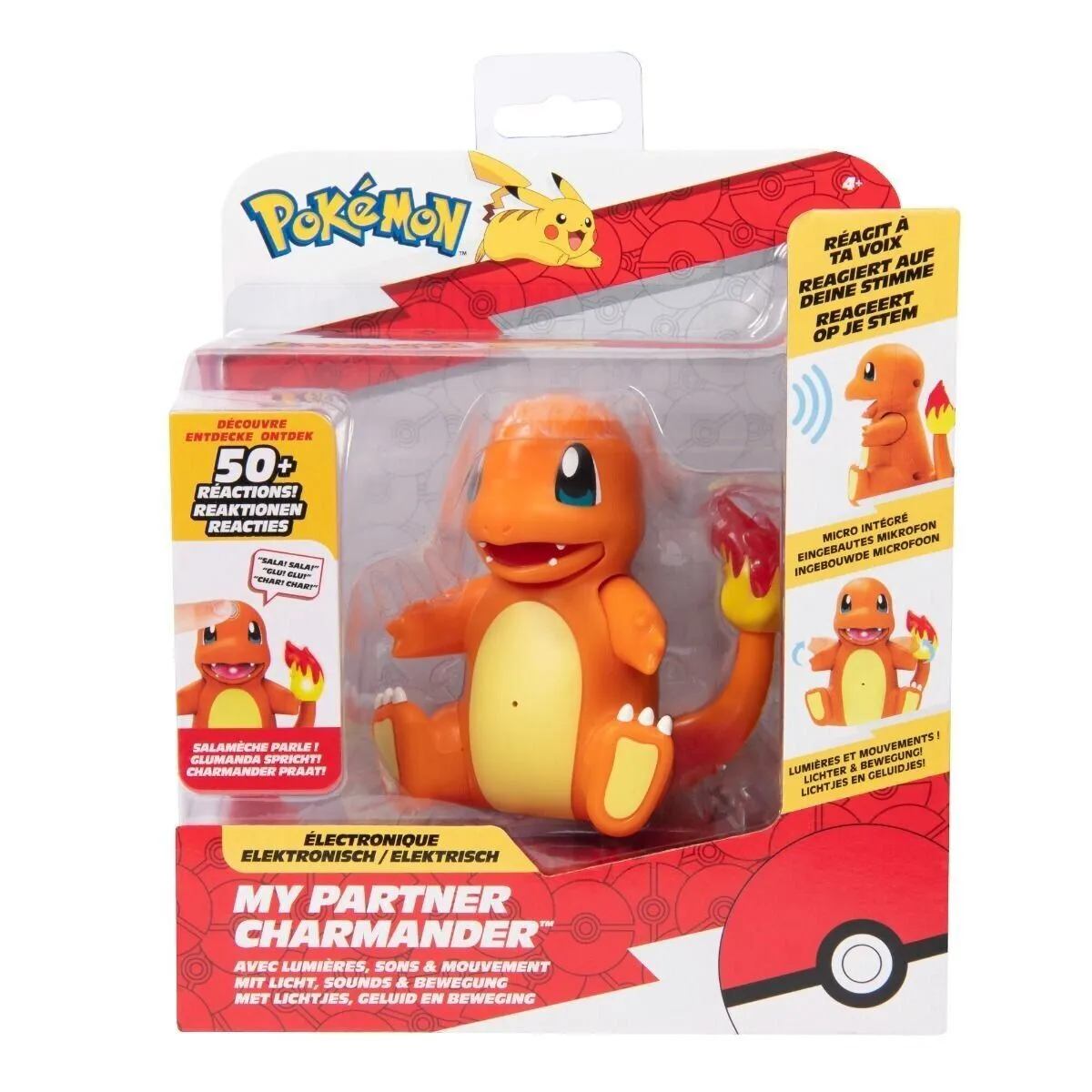 JAZWARES POKEMON ELEKTRONIK INTERAKTIF FIGUR CHARMANDER - Thumbnail