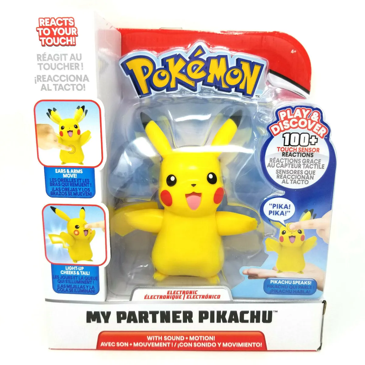 Jazwares Pokemon My Partner Pikachu - Thumbnail