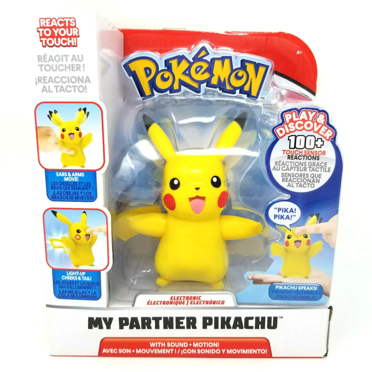 JAZWARES POKEMON ELEKTRONIK INTERAKTIF FIGUR PIKACHU - Thumbnail