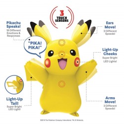 JAZWARES POKEMON ELEKTRONIK INTERAKTIF FIGUR PIKACHU - Thumbnail