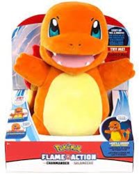 JAZWARES POKEMON CHARMANDER SESLI ISIKLI PELUS FIGUR - Thumbnail