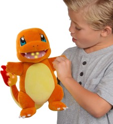 JAZWARES POKEMON CHARMANDER SESLI ISIKLI PELUS FIGUR - Thumbnail