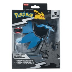 Jazwares Pokemon Select Eklemli Figür Mega Charizard X Aksiyon Figürü - Thumbnail