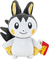 Jazwares - Jazwares Pokemon Select Parlak Kadife 20 cm Peluş Emolga