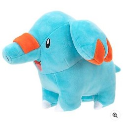 Jazwares - Jazwares Pokemon Select Parlak Kadife 20 cm Peluş Phanpy