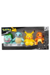 Jazwares Pokemon Select Seri 4lü Figür Seti Pikachu Squirtle Charmander Bulbasaur - Thumbnail