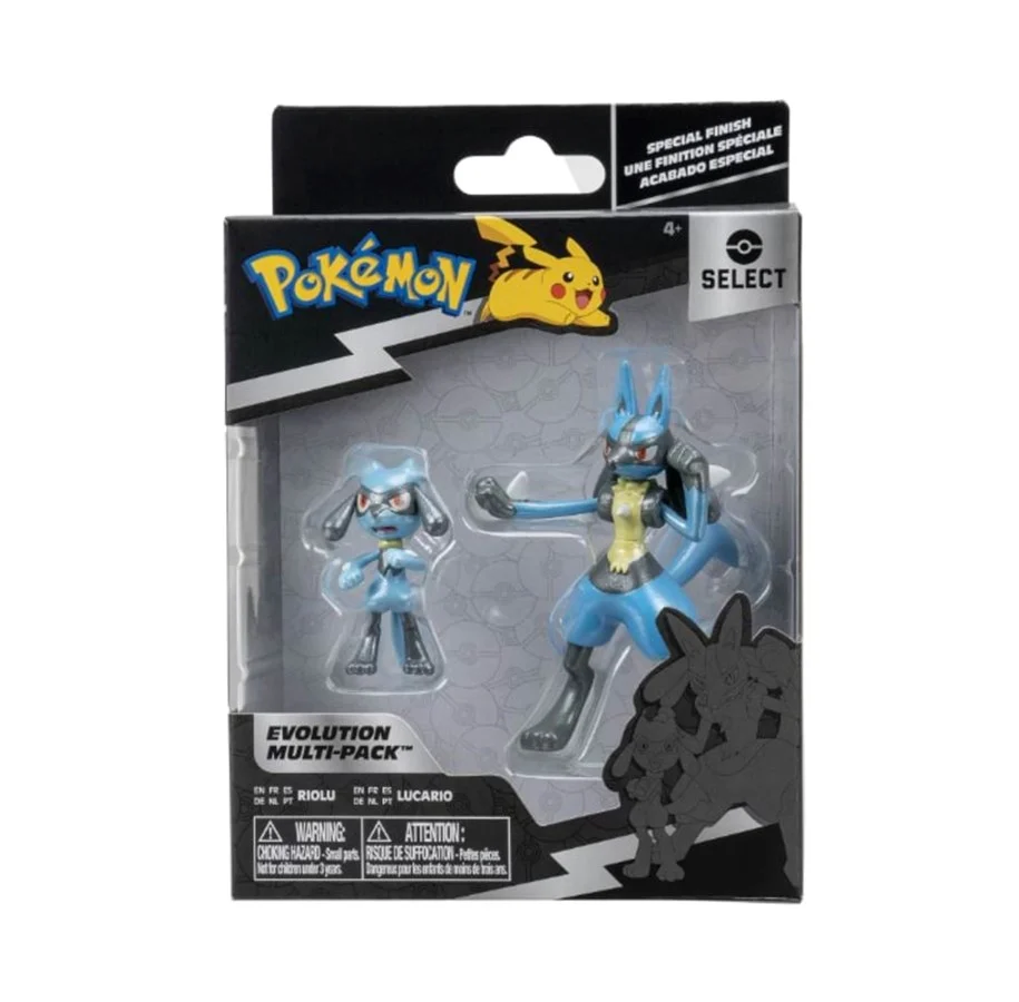 JAZWARES POKEMON SELECT EKLEMLI FIGUR RIOLU VE LUCARIO - Thumbnail