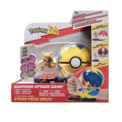 JAZWARES POKEMON SURPRISE ATTACK GAME ABRA - Thumbnail