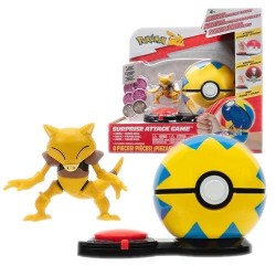 JAZWARES POKEMON SURPRISE ATTACK GAME ABRA - Thumbnail