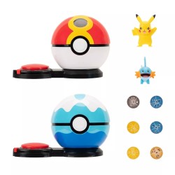 Jazwares Pokemon Surprise Attack Game Pikachu ve Mudkip - Thumbnail