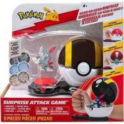 Jazwares - Sürpriz Atak Oyun Seti - Sneasel Ve Ultra Ball