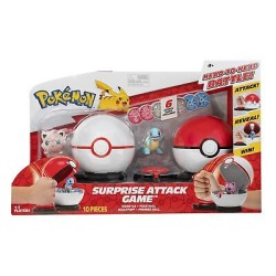 JAZWARES POKEMON SURPRIZ ATAK OYUN SETI SQUIRTLE JIGGLYPUFF - Thumbnail