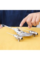 Jazwares Star Wars Mikro Figür ve Medium Araç Seti N1 Starfighter - Thumbnail