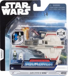Jazwares Star Wars Mikro Figür ve Small Araç Seti Dark Empire E-Wing RARE (CHASE) Versiyon