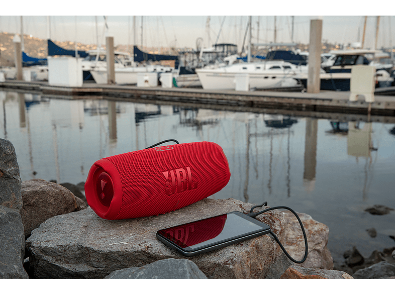 JBL Charge 5 Bluetooth Hoparlör Kırmızı - Thumbnail