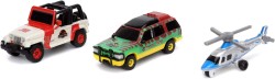 Jada Toys Jurassic Park 3 Pack Nano Cars - Thumbnail