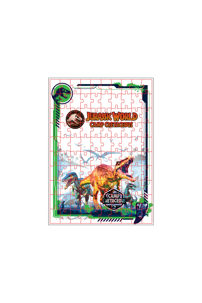 JURASSIC PARK CAMP CRETACEOUS PUZZLE 100 PARCA - Thumbnail