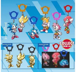 Just Toys Sonic the Hedgehog Hangers Golden Edition Blind Box - Thumbnail