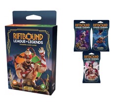  - League of Legends Riftbound Trading Card Game Lee Sin Champion Deck ve 3 adet Booster Pack