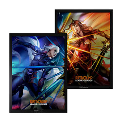League of Legends - League of Legends Riftbound Vendetta Official Art Sleeves 100'lü Diana vs Leona