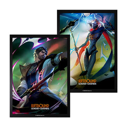 League of Legends - League of Legends Riftbound Vendetta Official Art Sleeves 100'lü Jayce vs Viktor
