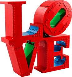 Lego Art Robert Indiana Love - Thumbnail