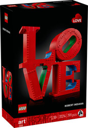 Lego Art Robert Indiana Love - Thumbnail