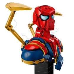 Lego Marvel Infinity Saga Iron Spiderman Bust - Thumbnail