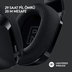 Logitech G G733 7.1 Surround Ses Gaming Kablosuz Kulak Üstü Kulaklık Siyah 981-000864 - Thumbnail