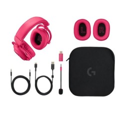 Logitech G PRO X 2 Lightspeed Kablosuz Bluetooth Gaming Kulaklık Magenta (981-001275) - Thumbnail