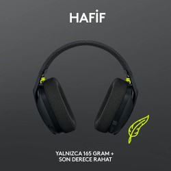 Logitech G435 Ultra Hafif Kablosuz Bluetooth Oyun Kulaklığı Siyah - Thumbnail