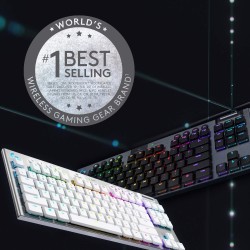 Logitech G915 TKL Lightspeed Kablosuz RGB İngilizce Mekanik Klavye 920-009537 - Thumbnail