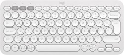 Logitech - Logitech K380s Pebble Keys 2 Bluetooth Kablosuz Türkçe Q Klavye - Beyaz 920-011860