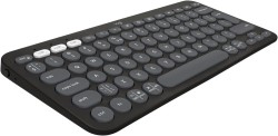 Logitech K380s Pebble Keys 2 Bluetooth Kablosuz Türkçe Q Klavye - Siyah 920-011859 - Thumbnail
