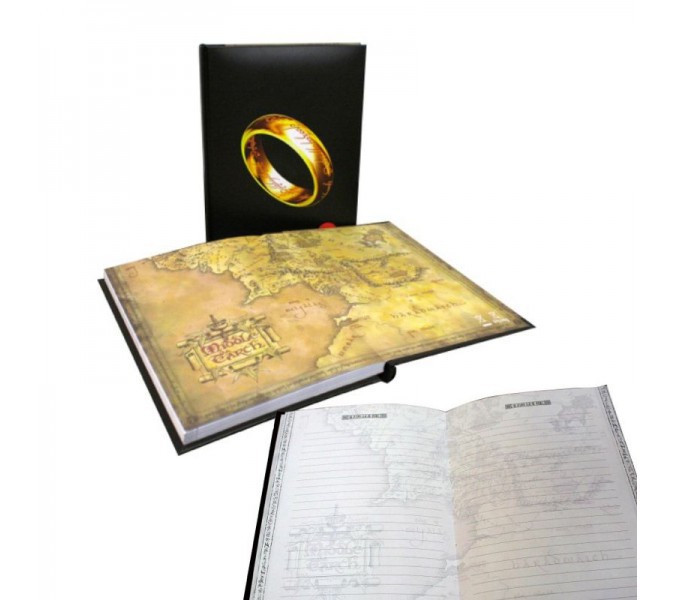 Lord of the Rings Notebook with Light Defter