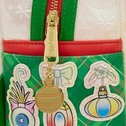 Loungefly Disney Stitch & Scrump Iridescent Holiday Ornament Mini Backpack - Thumbnail