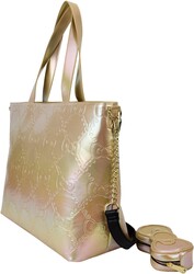 Loungefly Hello Sanrio 50th Anniversary Metallic Gold Tote Bag - Thumbnail