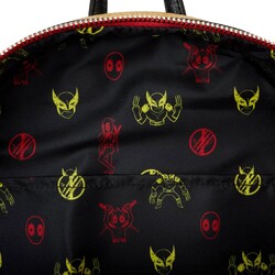 Loungefly Marvel Deadpool vs Wolverine Mini Backpack - Thumbnail