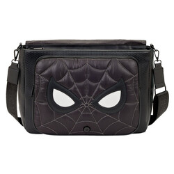 Loungefly Marvel Spiderman Black and White Messenger Bag - Thumbnail