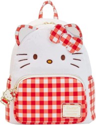 LOUNGEFLY SANRIO HELLO KITTY GINGHAM COSPLAY MINI BACKPACK - Thumbnail