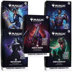 Magic the Gathering Reality Fracture Foundation Commander Deck Box - 5'li Kapalı Kutu - Thumbnail