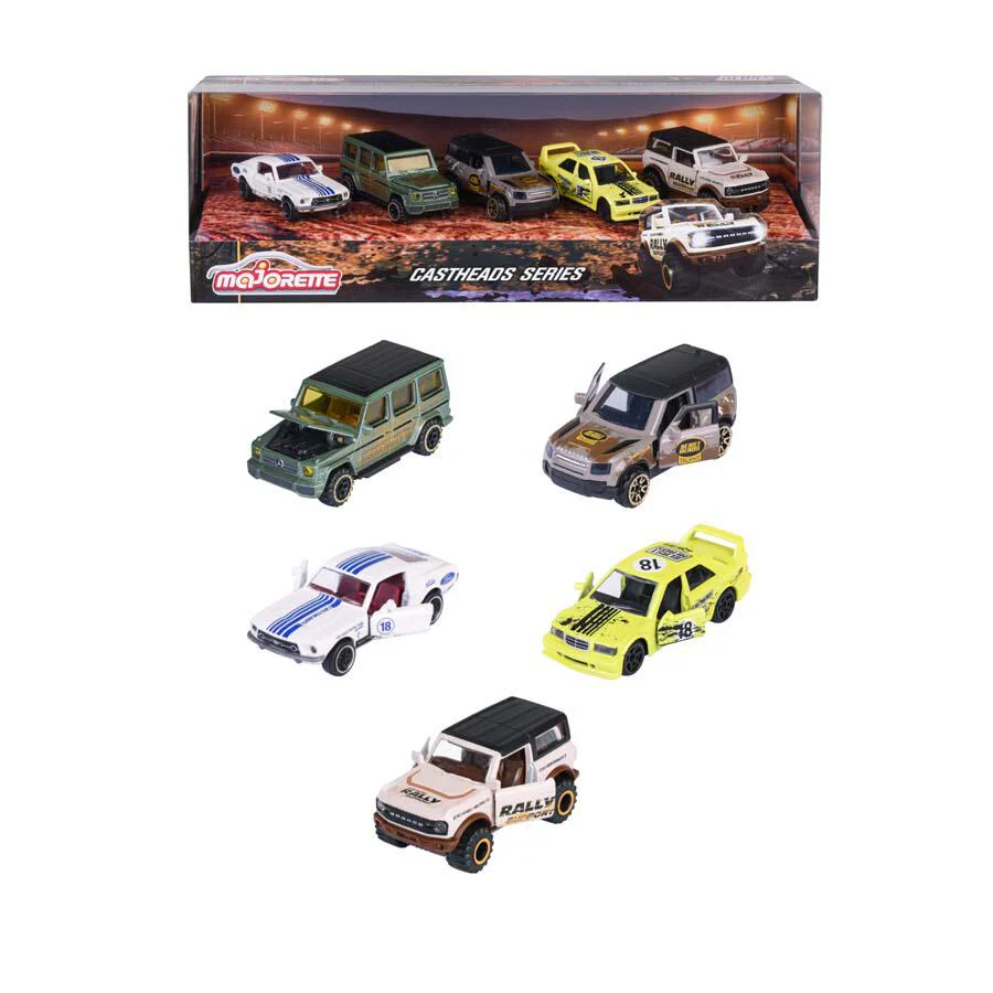 Majorette Castheads Series 5 Pieces Giftpack