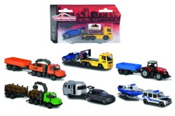MAJORETTE CITY SET TRAILERS ASSORTMENT - Thumbnail