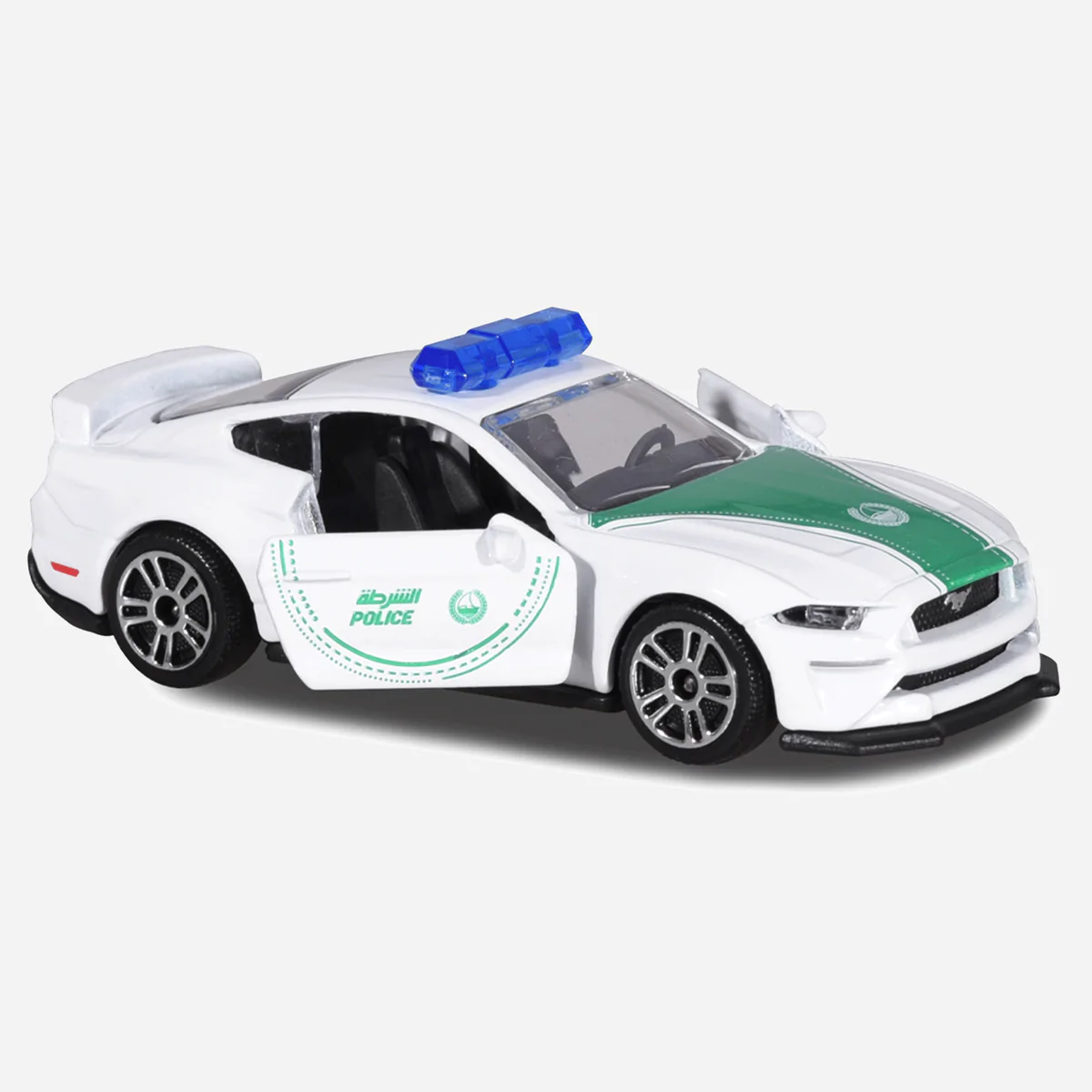 Majorette Dubai Police Blister Card Ford Mustang GT - Thumbnail