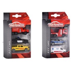 MAJORETTE INTERNATIONAL SOS 3 PIECES SET - Thumbnail