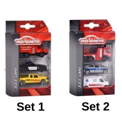 MAJORETTE INTERNATIONAL SOS 3 PIECES SET - Thumbnail