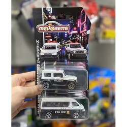 Majorette Japan Series Blister Kart Polis Araçları İkili Paket Jimmy ve Hiache - Thumbnail