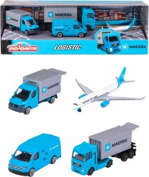 Majorette Maersk 4 Pieces Giftpack - Thumbnail