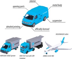 Majorette Maersk 4 Pieces Giftpack - Thumbnail