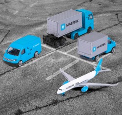 Majorette Maersk 4 Pieces Giftpack - Thumbnail